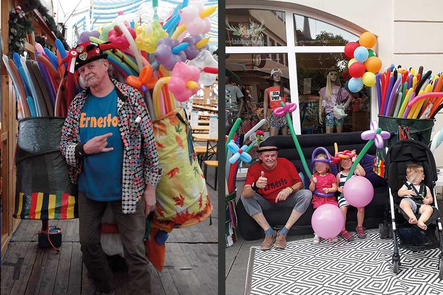 Ballonshow mit Zauberer Ernesto Ballonshow mit Zauberer Ernesto